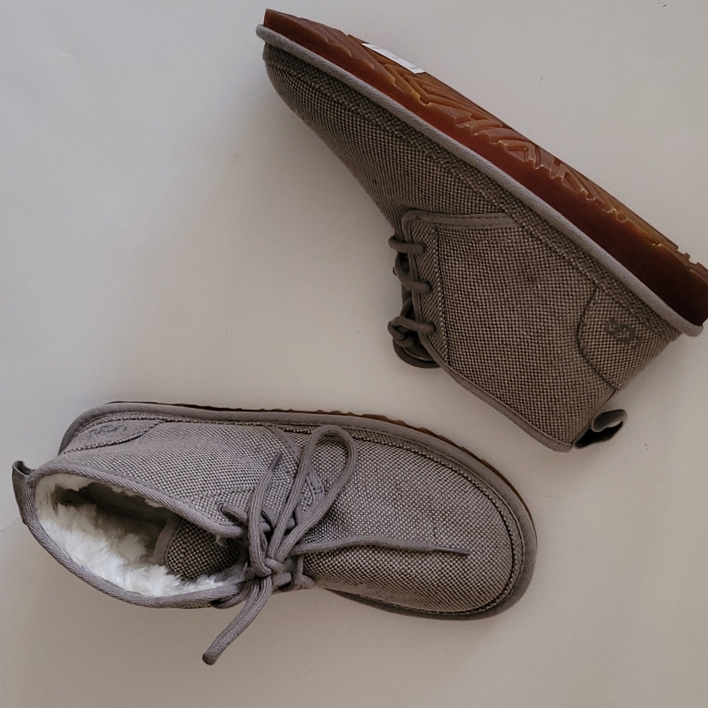 UGG NEUMEL Tencel Gray Ankle Booties - Picture 2 of 16